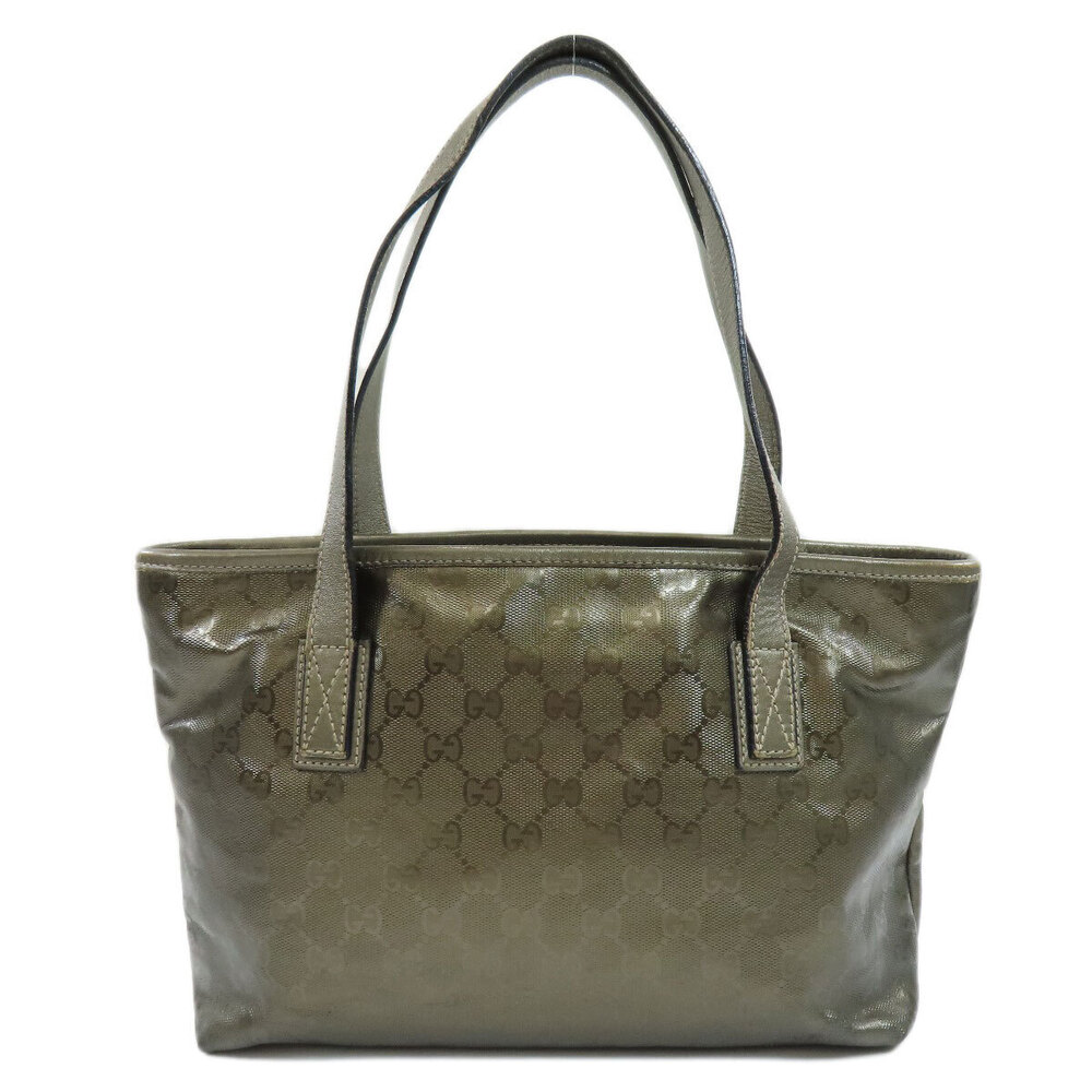 Gucci Tote metallic Shoulder Imprime Bag khaki GG Green